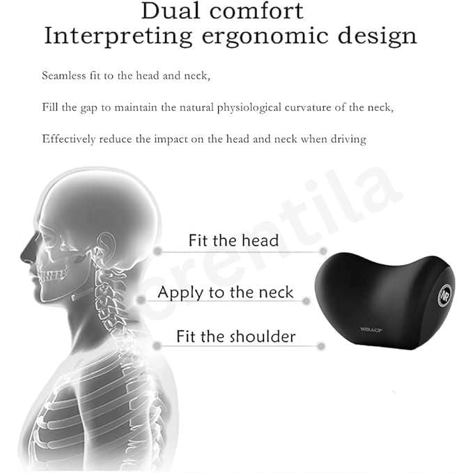 Ergonomic car neck pillow for ultimate neck pain relief (Pack of 1)