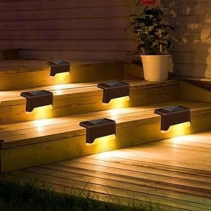 Solar Deck Lights Outdoor – Pack of 4