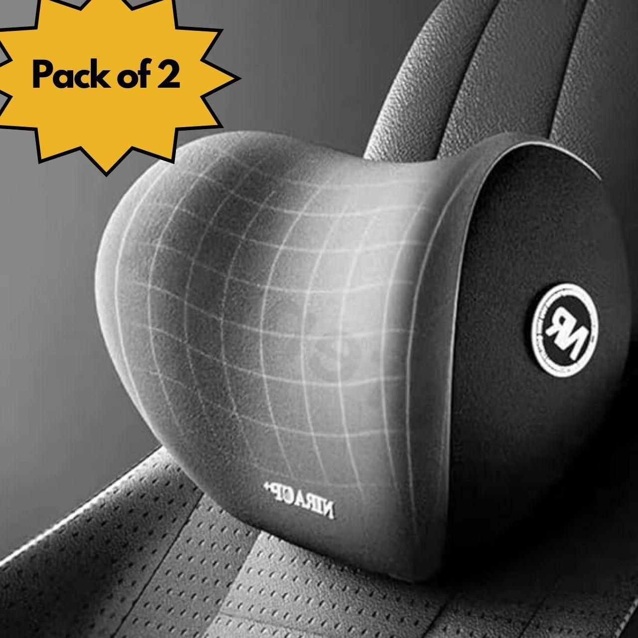 Ergonomic Car Neck Pillow - Black